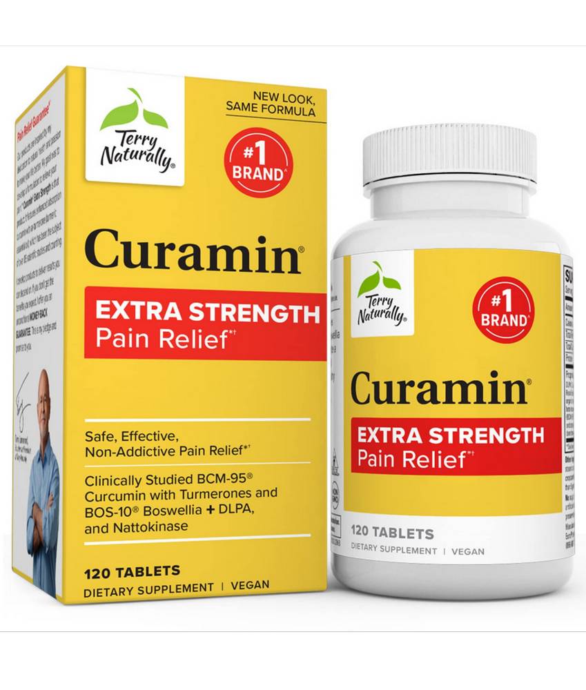 Curamin Extra Strength 902mg 120 Tabs from Europharma / Terry Naturally