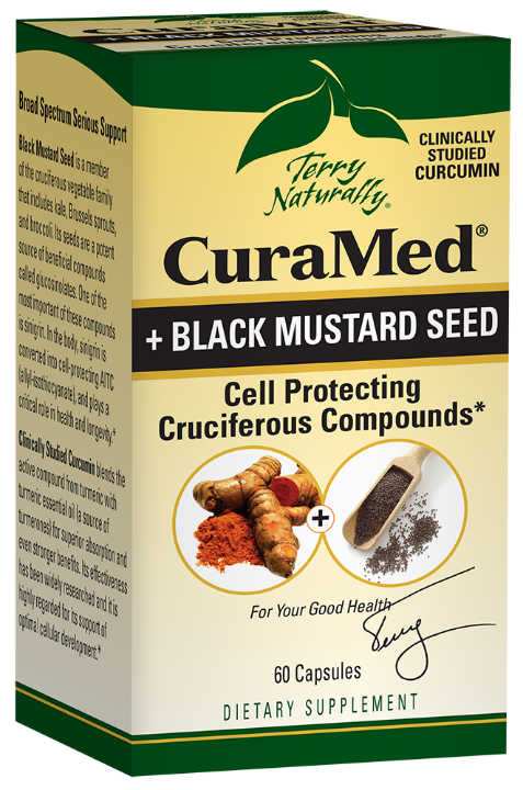 Europharma / Terry Naturally: CuraMed Plus Black Mustard Seed 60 Capsules