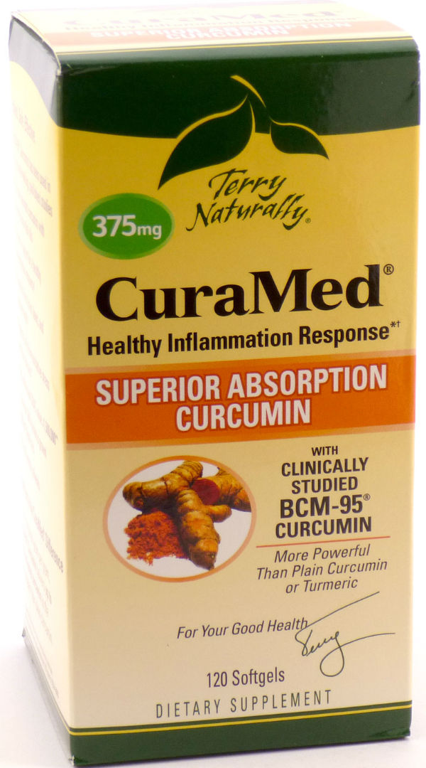 CuraMed 375mg 120 softgels from Europharma / Terry Naturally