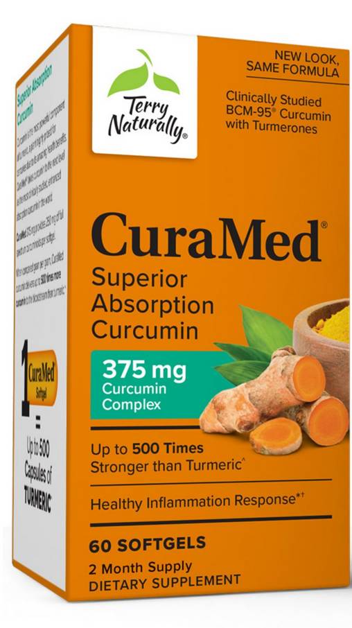 Europharma / Terry Naturally: CuraMed 375mg 60 softgels