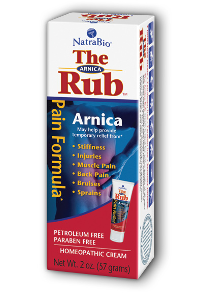 NATRA-BIO/BOTANICAL LABS: Arnica Cream 'The Rub' 2 oz