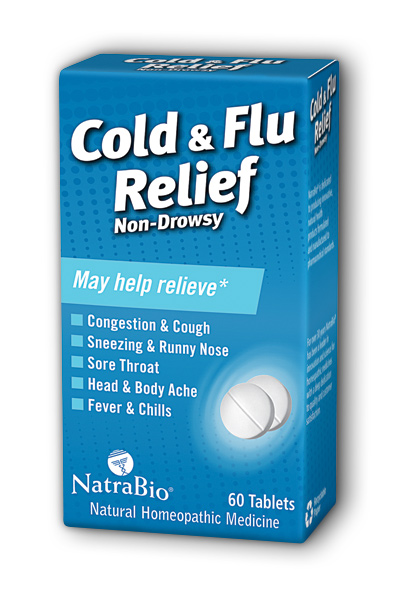 NATRA-BIO/BOTANICAL LABS: Cold & Flu Relief 60 tabs
