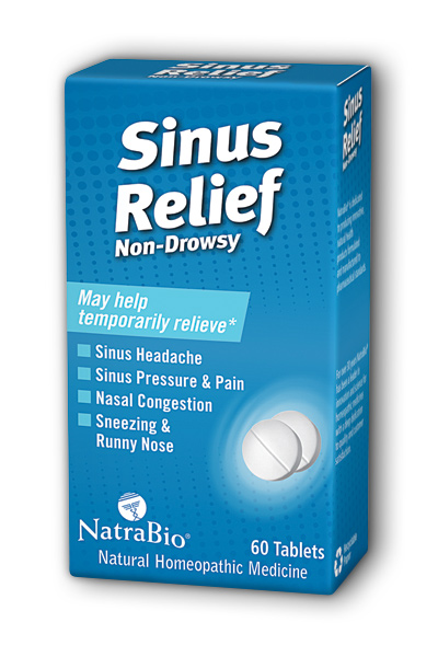 NATRA-BIO/BOTANICAL LABS: Sinus Relief 60 tabs