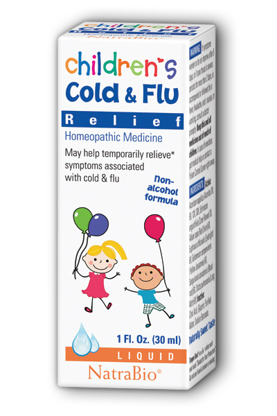 NATRA-BIO/BOTANICAL LABS: Children's Cold & Flu 1 fl oz