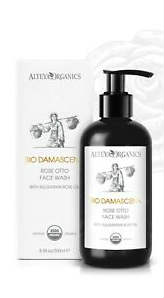 ALTEYA ORGANICS: Organic Bio Damascena Face Wash 8.5 ounce