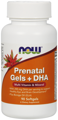 NOW: PRE-NATAL MULTIVITAMIN WITH DHA SOFTGELS 90 SOFTGELS