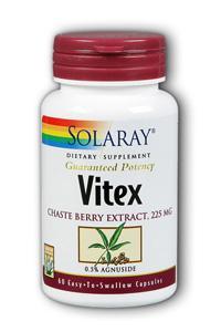 Solaray: Vitex chaste berry extract 60ct 225mg