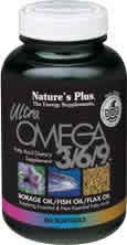 Natures Plus: Ultra Omega 3-6-9 Borage-Fish-Flax 120 ct