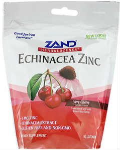 Zand: HerbaLozenge Cherry Echinacea Zinc 80 Drops Lozenge Cherry (Pouch) 80ct