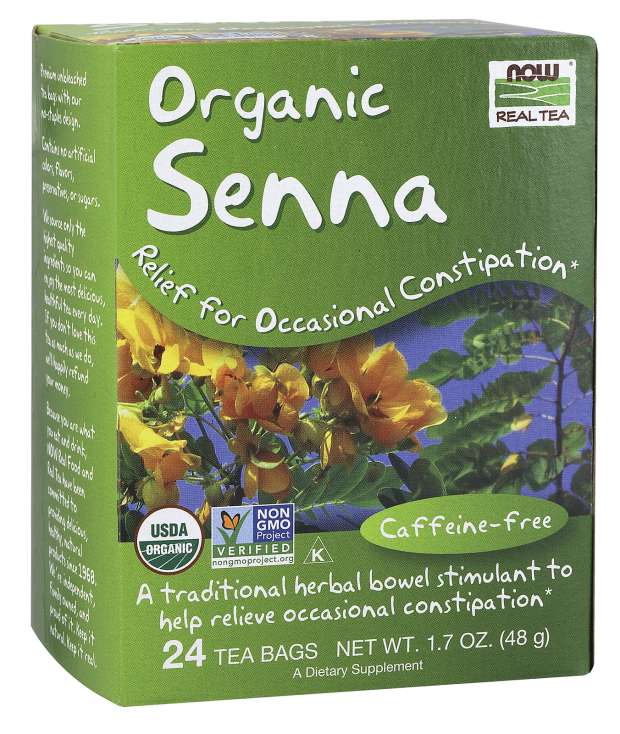 NOW: Senna Tea Organic 24 Bags