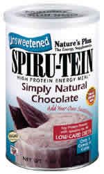 Natures Plus: SIMPLY NATURAL SPIRUTEIN CHOCOLATE 1LB 1 lb