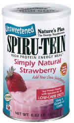 Natures Plus: SIMPLY NATURAL SPIRUTEIN STRAWBERRY 1LB 1 lb