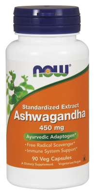 NOW: ASHWAGANDA  2.5 PCT. EXTRACT   90 VCAPS 90 VCAPS