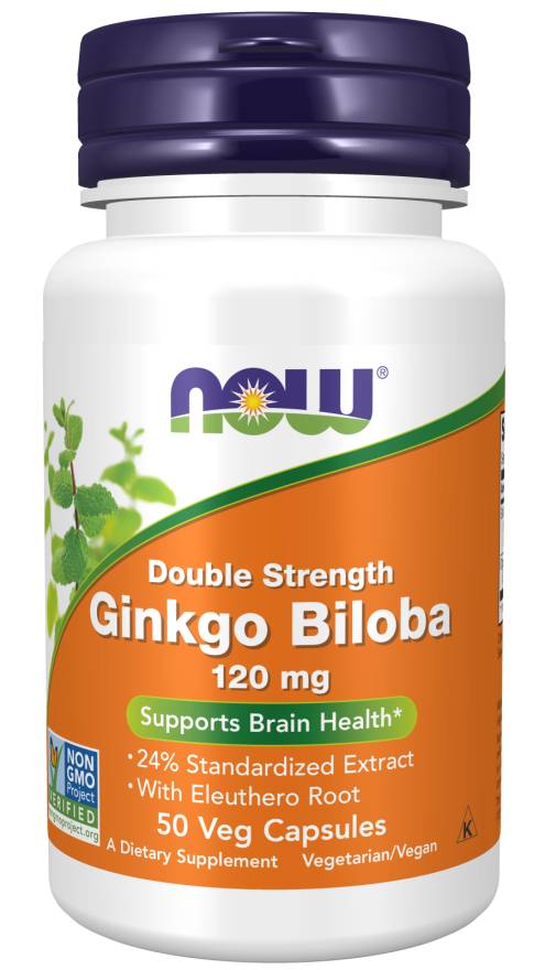 GINKGO BILOBA 120mg  100 VCAPS 1 from NOW