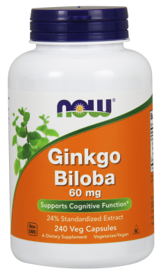 GINKGO BILOBA 60mg  240 CAPS 1 from NOW