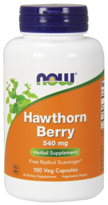 NOW: HAWTHORN BERRY 540mg  100 CAPS 1