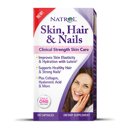 Skin Hair Nails with Lutein 60 capsule from NATROL