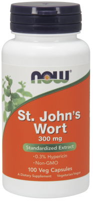 NOW: ST. JOHN'S WORT 300mg  100 CAPS 1