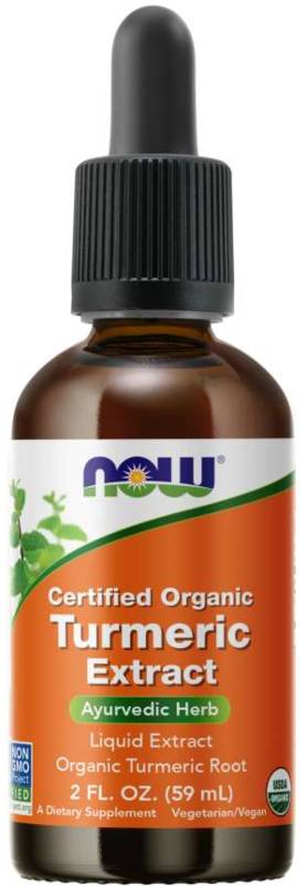 NOW: Turmeric Extract Certified Organic 2 Fl Oz