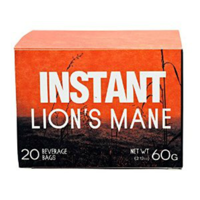 Instant Lion's Mane On-The-Go Mushroom Beverage Bags, 20 ct