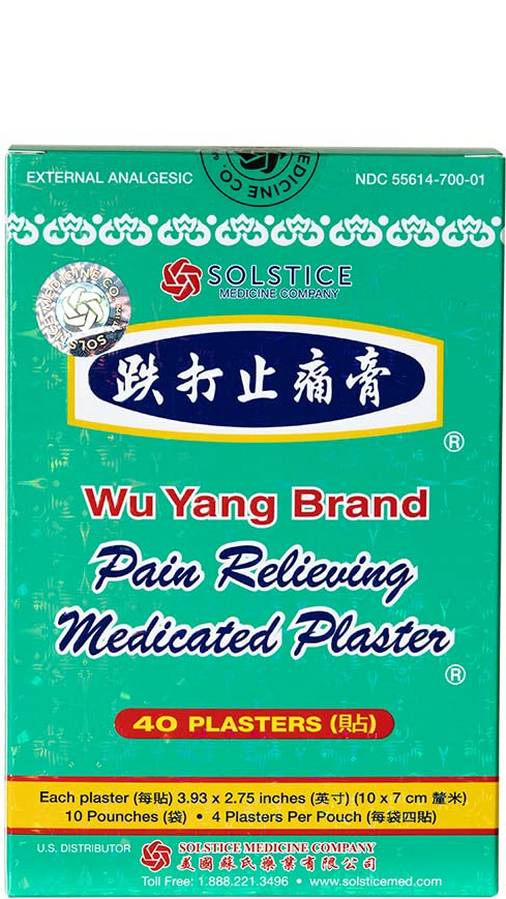 Wu Yang Pain Relieving Medicated Plaster