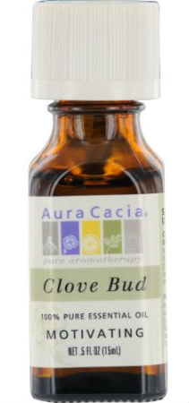 AURA CACIA: Clove Bud Essential Oil - Boxed .5 OZ