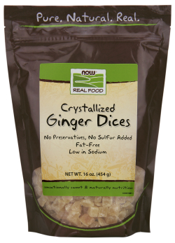 NOW: Ginger Dices, Crystallized - 16 oz. 16oz.