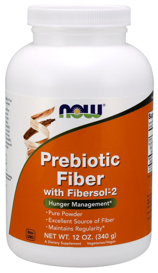 NOW: Prebiotic Fiber With Fibersol-2 Powder 12 oz