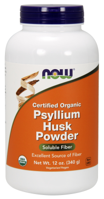 NOW: Psyllium Husk Powder Organic 12 oz