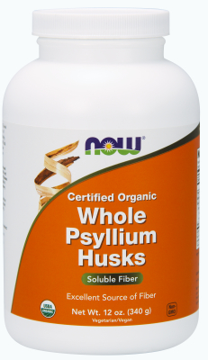 NOW: Psyllium Husk Whole Organic 12 oz