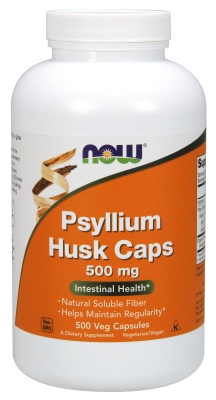 NOW: PSYLLIUM HUSK 500mg  500 CAPS 1