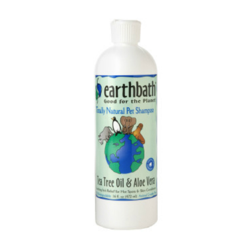 EARTHBATH: Tea Tree Oil & Aloe Vera Shampoo Tea Tree Scent 16 oz