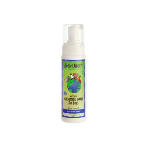 Waterless Grooming Foam for Dogs & Puppies Green Tea Leaf Essence 7.5 oz from EARTHBATH