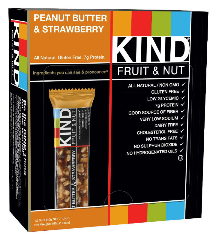 KIND BAR PEANUT BUTTER  And  STRAWBERRY