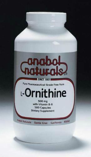 ANABOL NATURALS: L-Ornithine 500mg 100 capsule