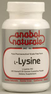 ANABOL NATURALS: L-Lysine Pure Powder 100 grms
