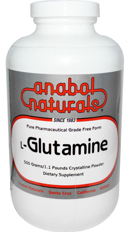 ANABOL NATURALS: L-Glutamine Powder 500 gm
