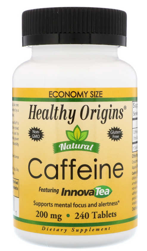 HEALTHY ORIGINS: Caffeine 200 mg 240 tab