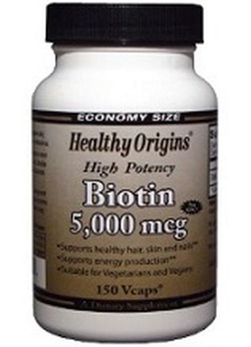 HEALTHY ORIGINS: Biotin 5000 mcg 150 capvegi