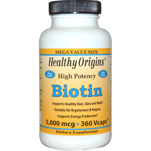 HEALTHY ORIGINS: Biotin 5000 MCG 360 cap vegi