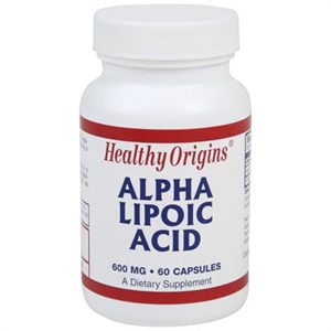 HEALTHY ORIGINS: Alpha Lipoic Acid 600mg 60 cap