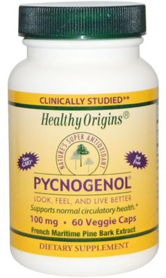 HEALTHY ORIGINS: Pycnogenol 100mg 60 capvegi