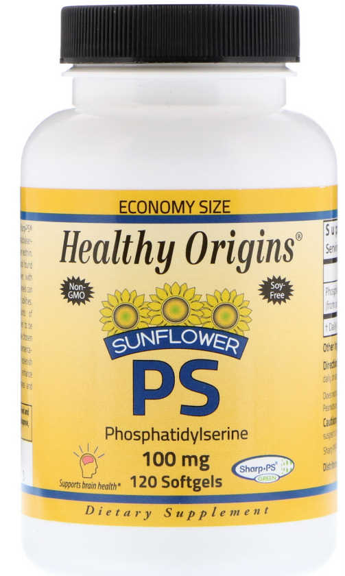 HEALTHY ORIGINS: Phosphatidylserine 100mg Soy-Free 120 softgel