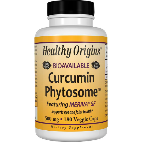 Curcumin Phytosome featuring Meriva 180 cap vegi from HEALTHY ORIGINS