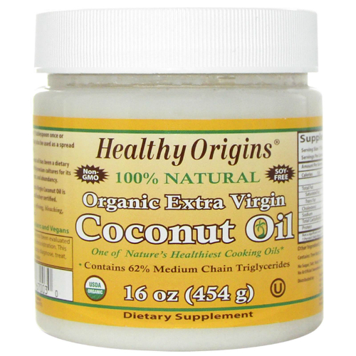 Organic Extra Virgin Coconut Oil 16 oz from HEALTHY ORIGINS