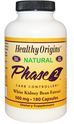 HEALTHY ORIGINS: Phase 2 (White Kidney Bean Extract) 500mg 180 cap