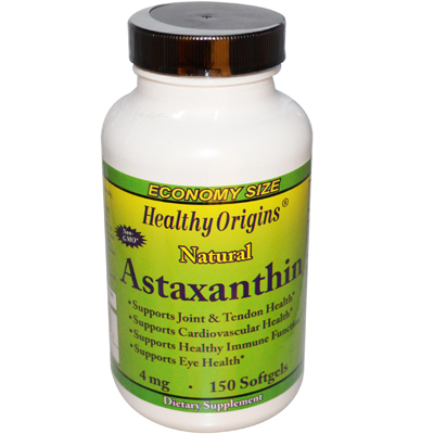 HEALTHY ORIGINS: Astaxanthin 4mg 150 softgel