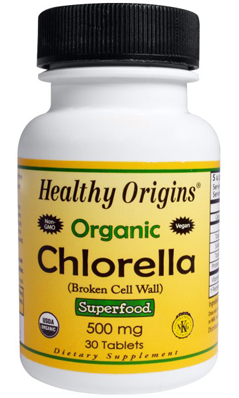 HEALTHY ORIGINS: Chlorella 500mg (Kosher & Organic) 30 tablet