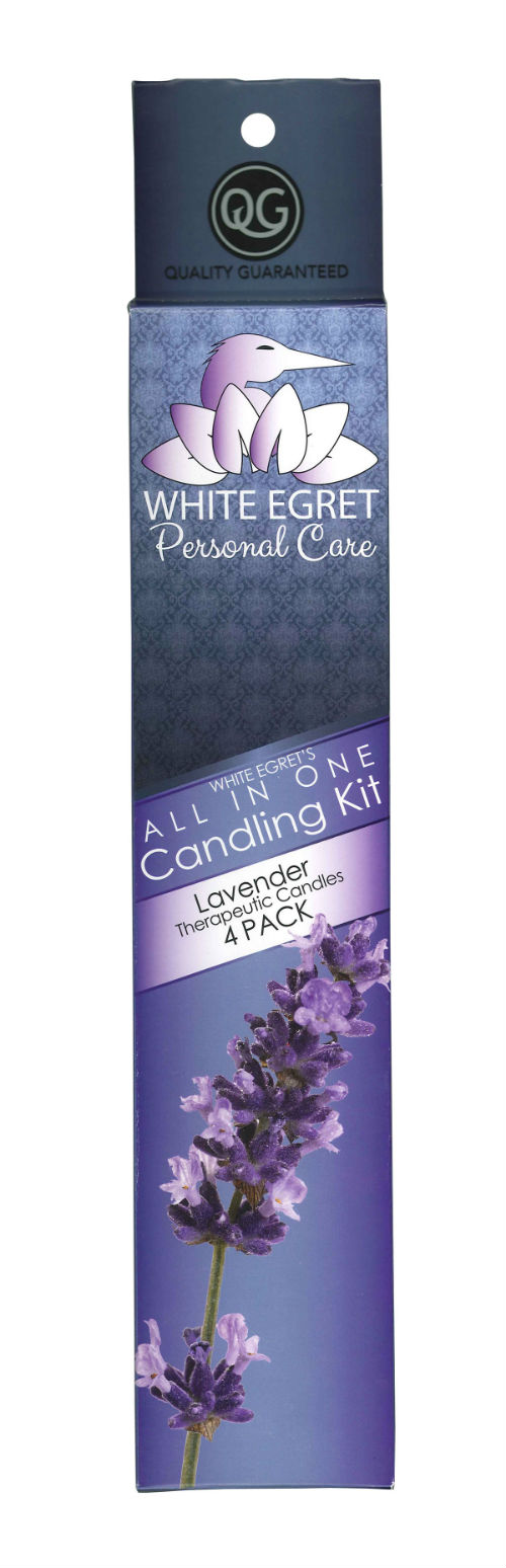 WHITE EGRET PERSONAL CARE INC: Aromatherapy Ear Candle Lavender 4 ct