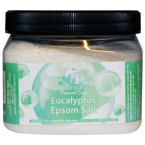 Pharmaceutical Eucalyptus Epsom Salt 16 oz from WHITE EGRET PERSONAL CARE INC